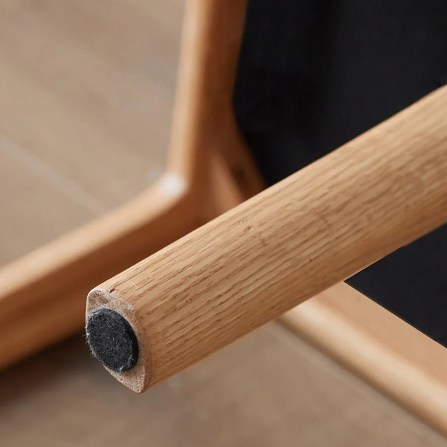 Olini Natural Solid Oak Stacking Stool - Image 4