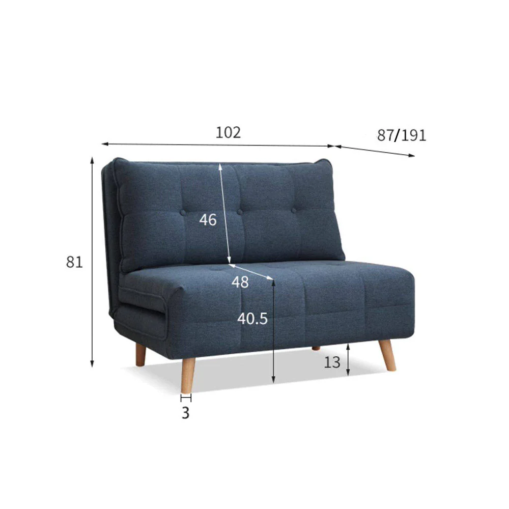 Orune Fabric Sofa Bed - Image 15