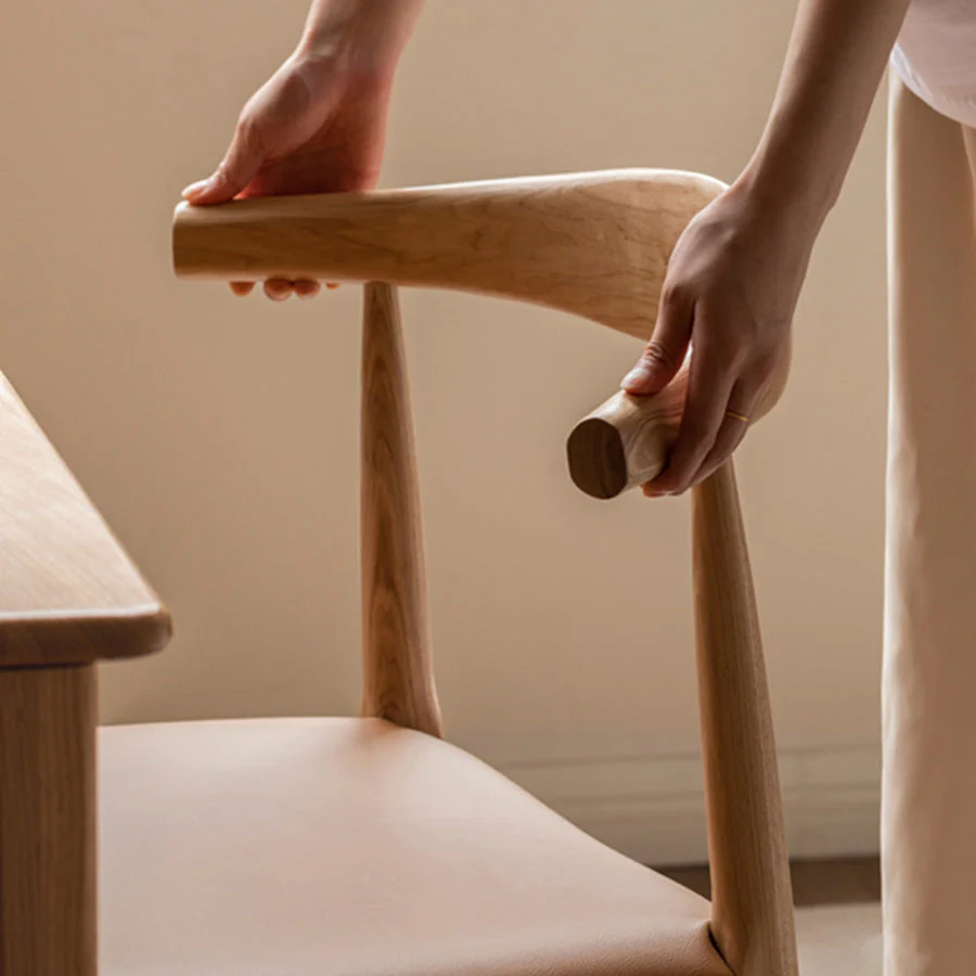 Oscar Natural Solid Ash Dining Chair - Image 5