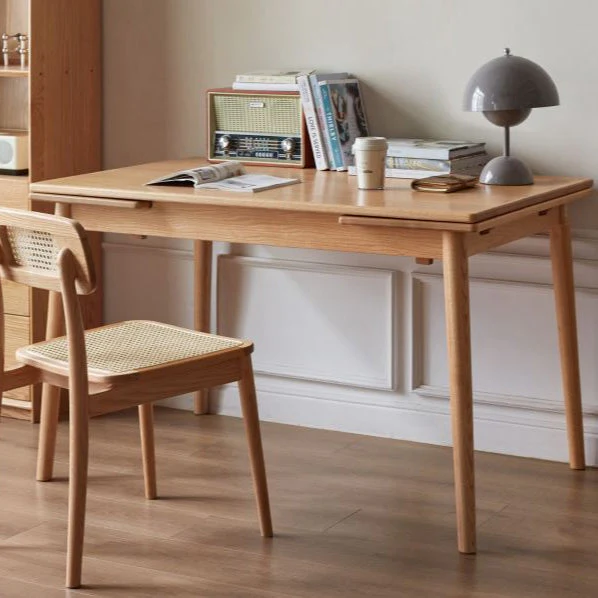 Oslo Natural Oak Extending Dining Table - Image 4