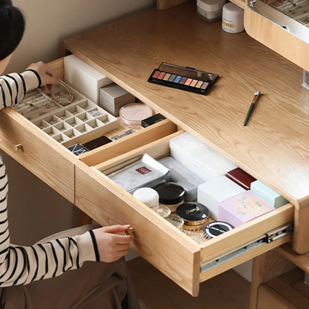 Oslo Natural Solid Ash Dressing Table - Image 5