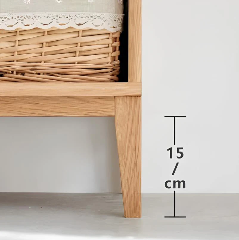 Oslo Natural Solid Oak Bookcase - Image 5