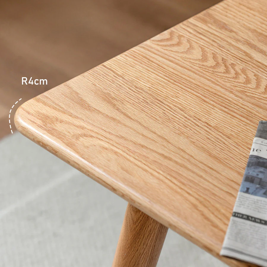 Oslo Natural Solid Oak Dining Table - Image 5