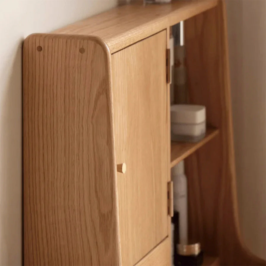 Oslo Natural Solid Oak Dressing Table - Image 4