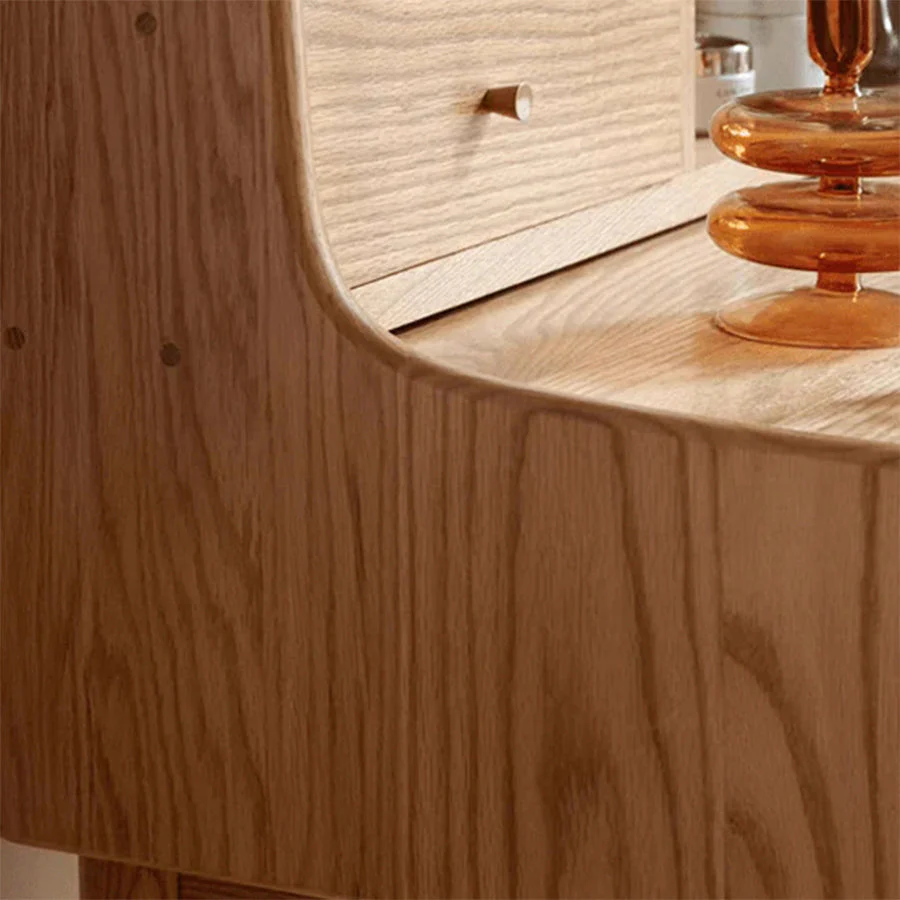 Oslo Natural Solid Oak Dressing Table - Image 5