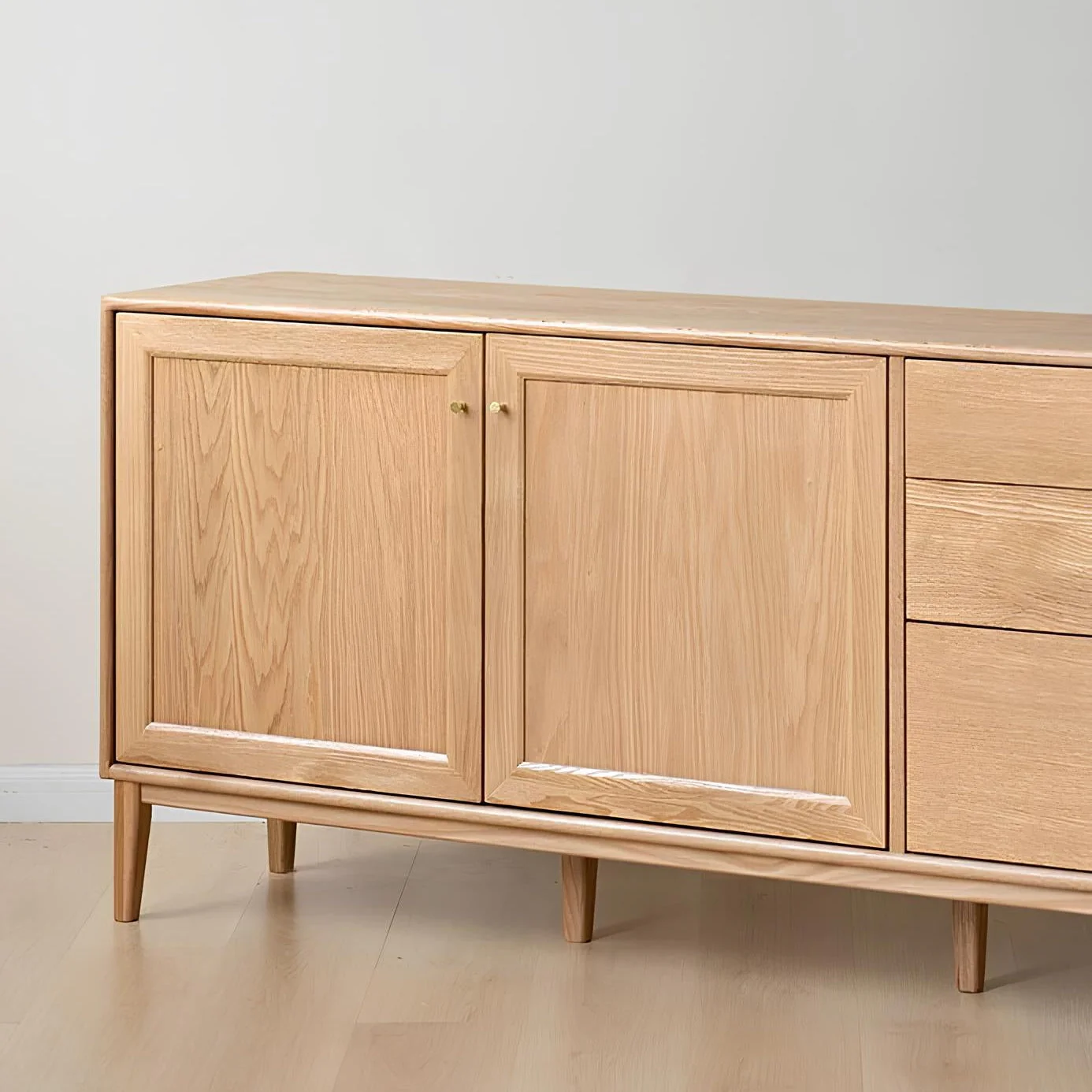 Oslo Natural Solid Oak Sideboard - Image 4