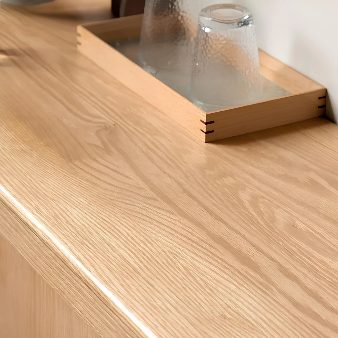 Oslo Natural Solid Oak Sideboard - Image 5