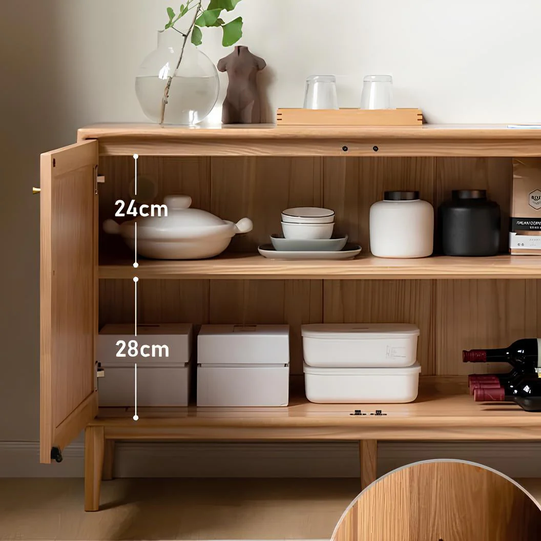 Oslo Natural Solid Oak Sideboard - Image 8