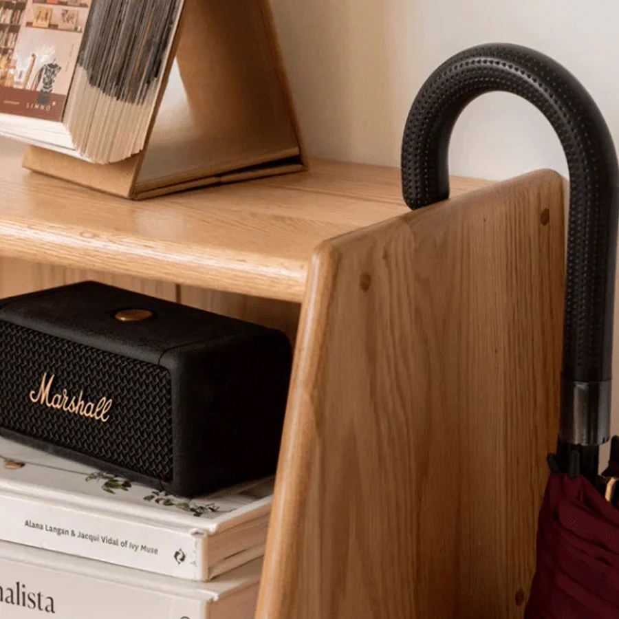 Oslo Natural Solid Oak Shoe Cabinet - Image 6