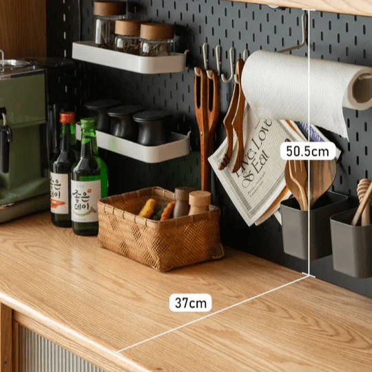 Oslo Natural Solid Oak Sideboard with Hutch Dresser - Image 6