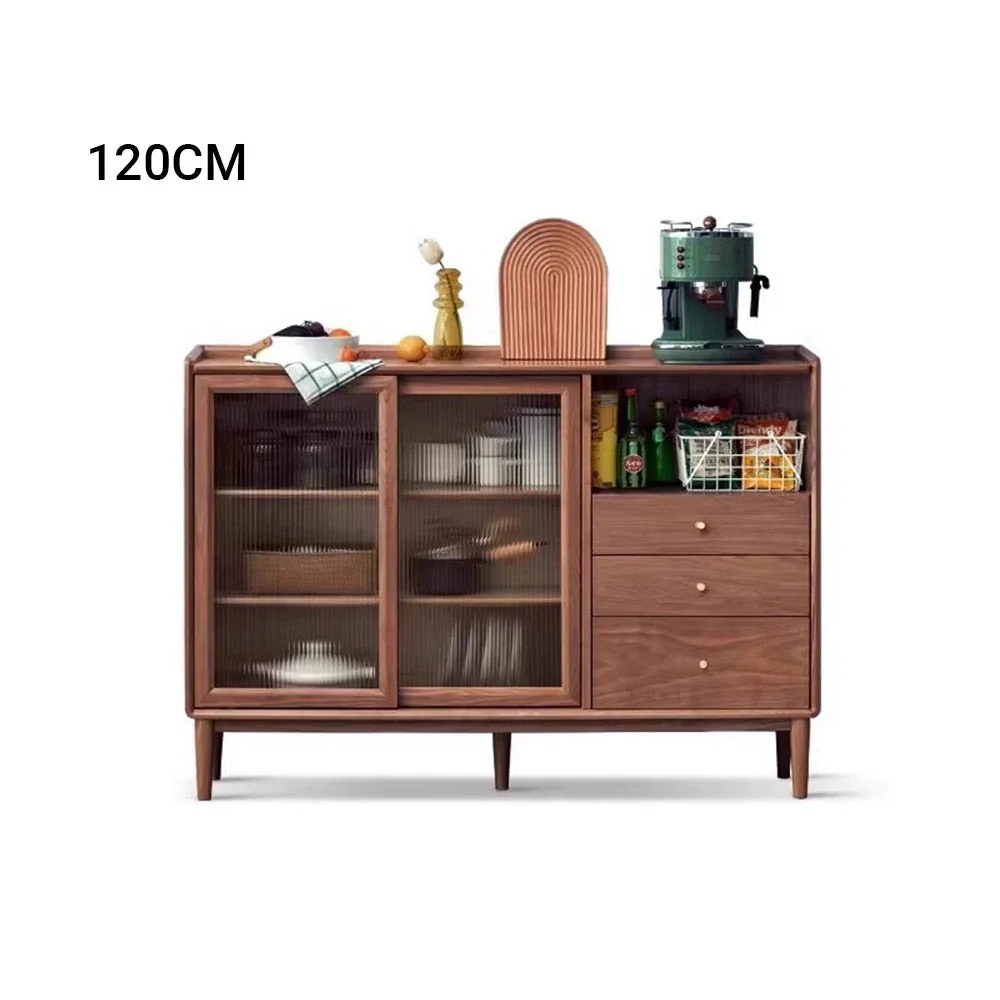 Oslo Natural Solid Walnut Sideboard - Image 7