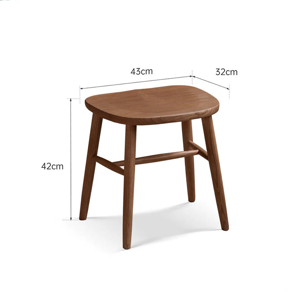 Ostra Solid Hardwood Stool - Image 12