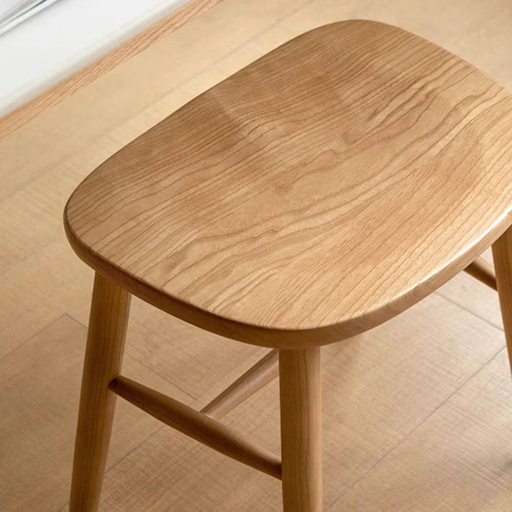 Ostra Solid Hardwood Stool - Image 8