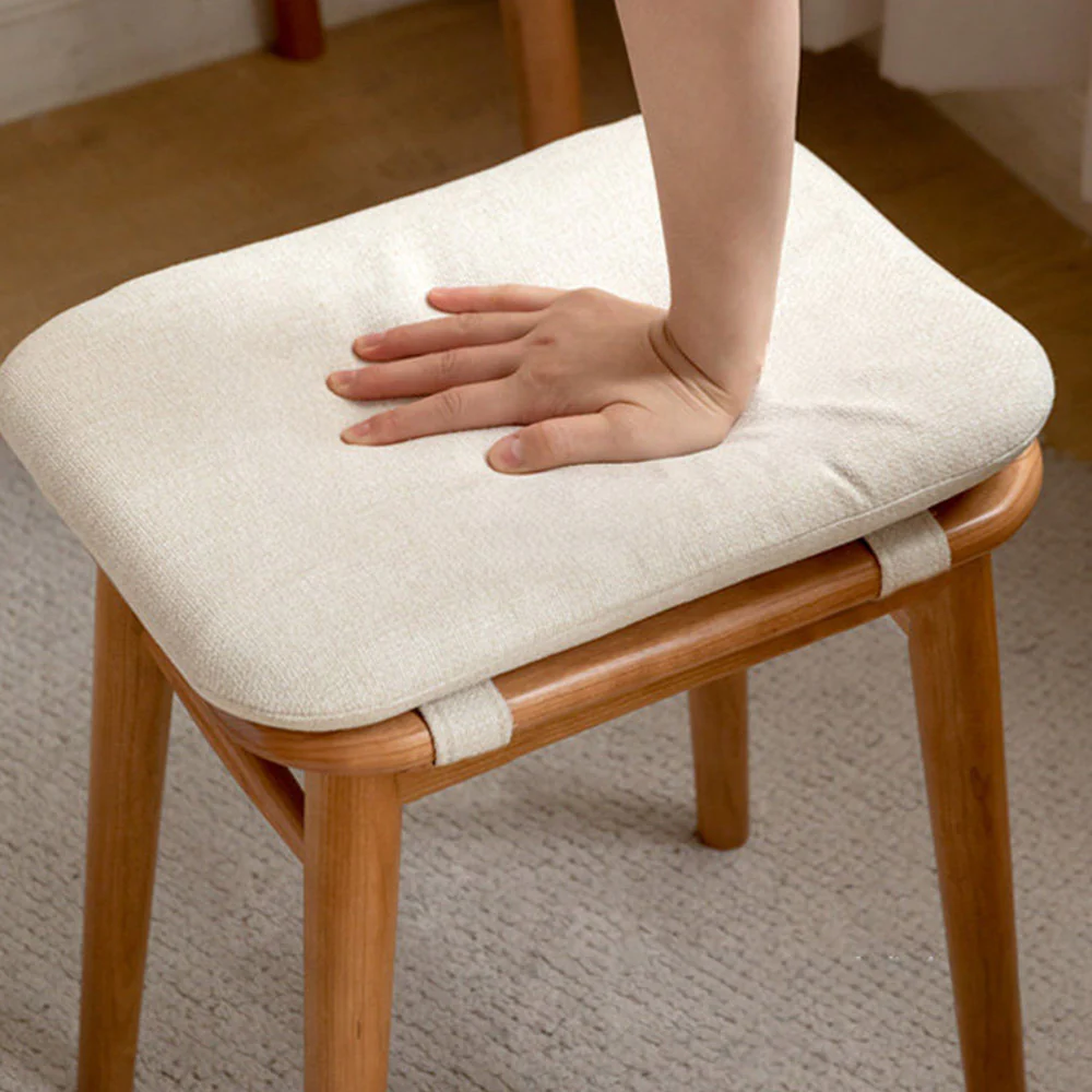 Ottana Natural Solid Hardwood Dressing Stool - Image 8