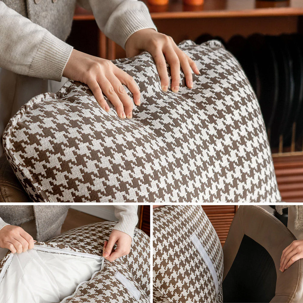 Oulu Eggshell-Inspired Fabric Leisure Chair Sofa - Image 4