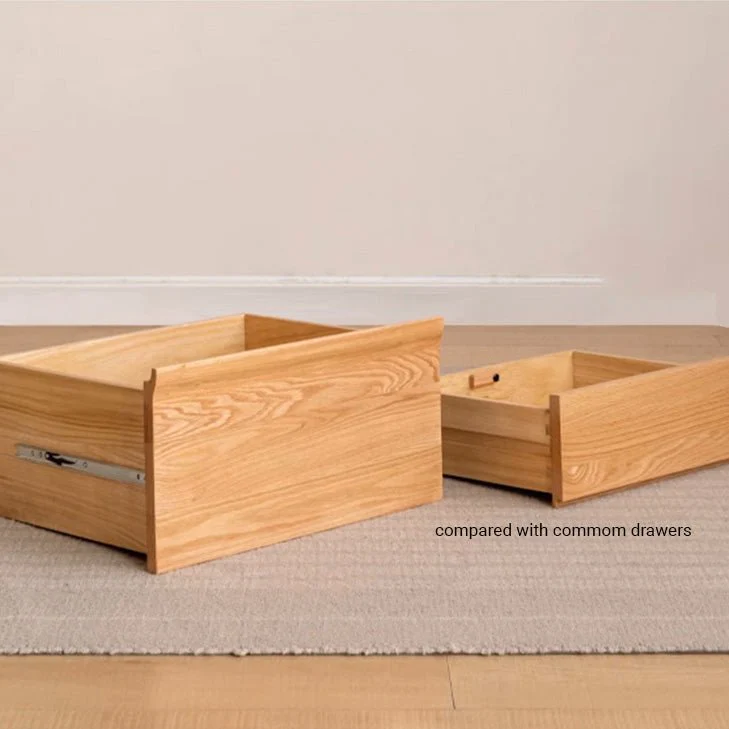 Pello Natural Solid Oak 6 Drawers Tallboy - Image 5