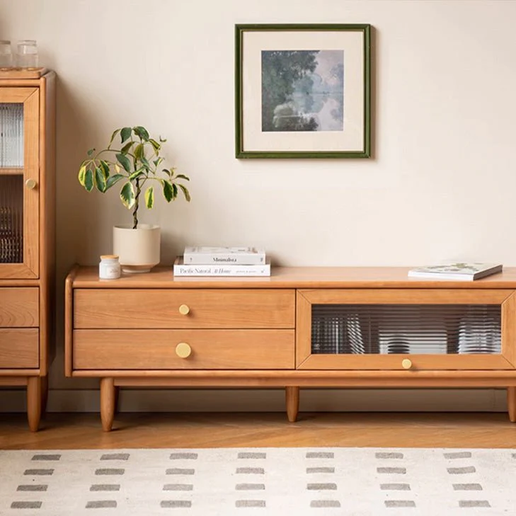 Prunus Solid Cherry Entertainment Unit - Image 3