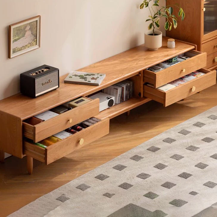 Prunus Solid Cherry Entertainment Unit - Image 6