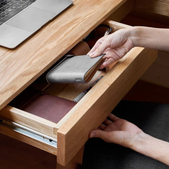 Randers Natural Solid Oak Returning Desk - Image 4