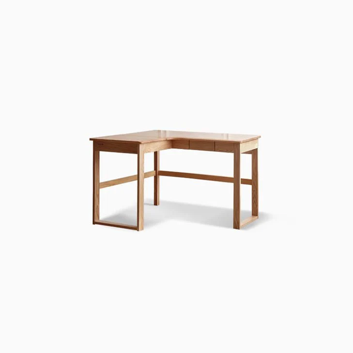 Randers Natural Solid Oak Returning Desk - Image 5
