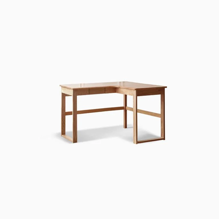 Randers Natural Solid Oak Returning Desk - Image 6