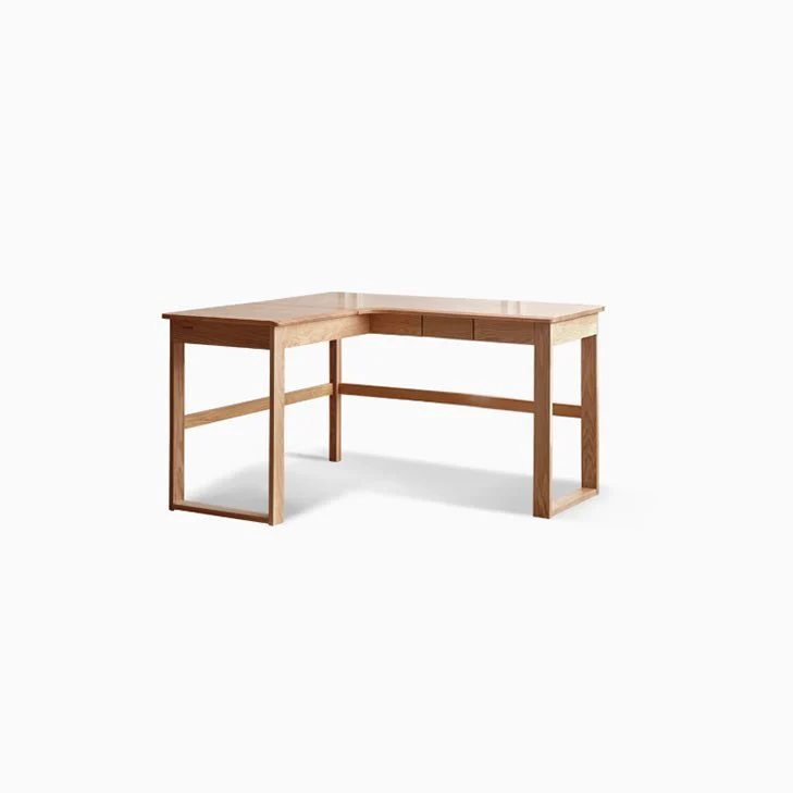 Randers Natural Solid Oak Returning Desk - Image 7