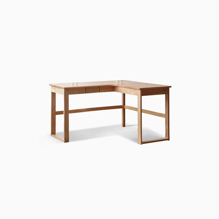 Randers Natural Solid Oak Returning Desk - Image 8