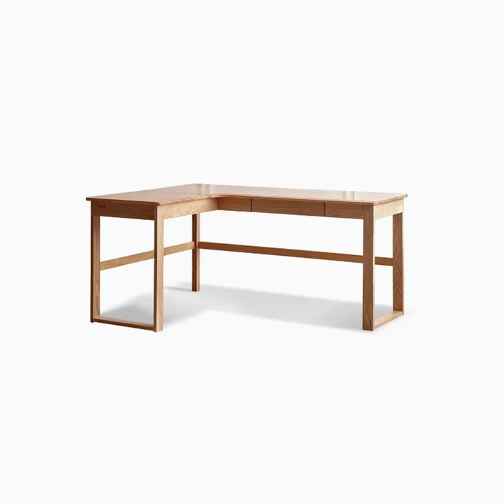Randers Natural Solid Oak Returning Desk - Image 9