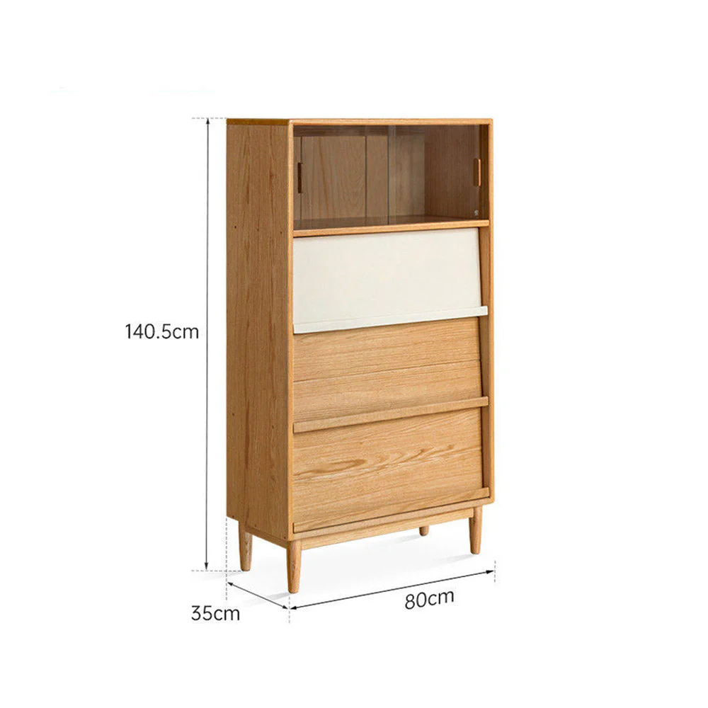 Ravenna Solid Oak Side Cabinet - Image 7