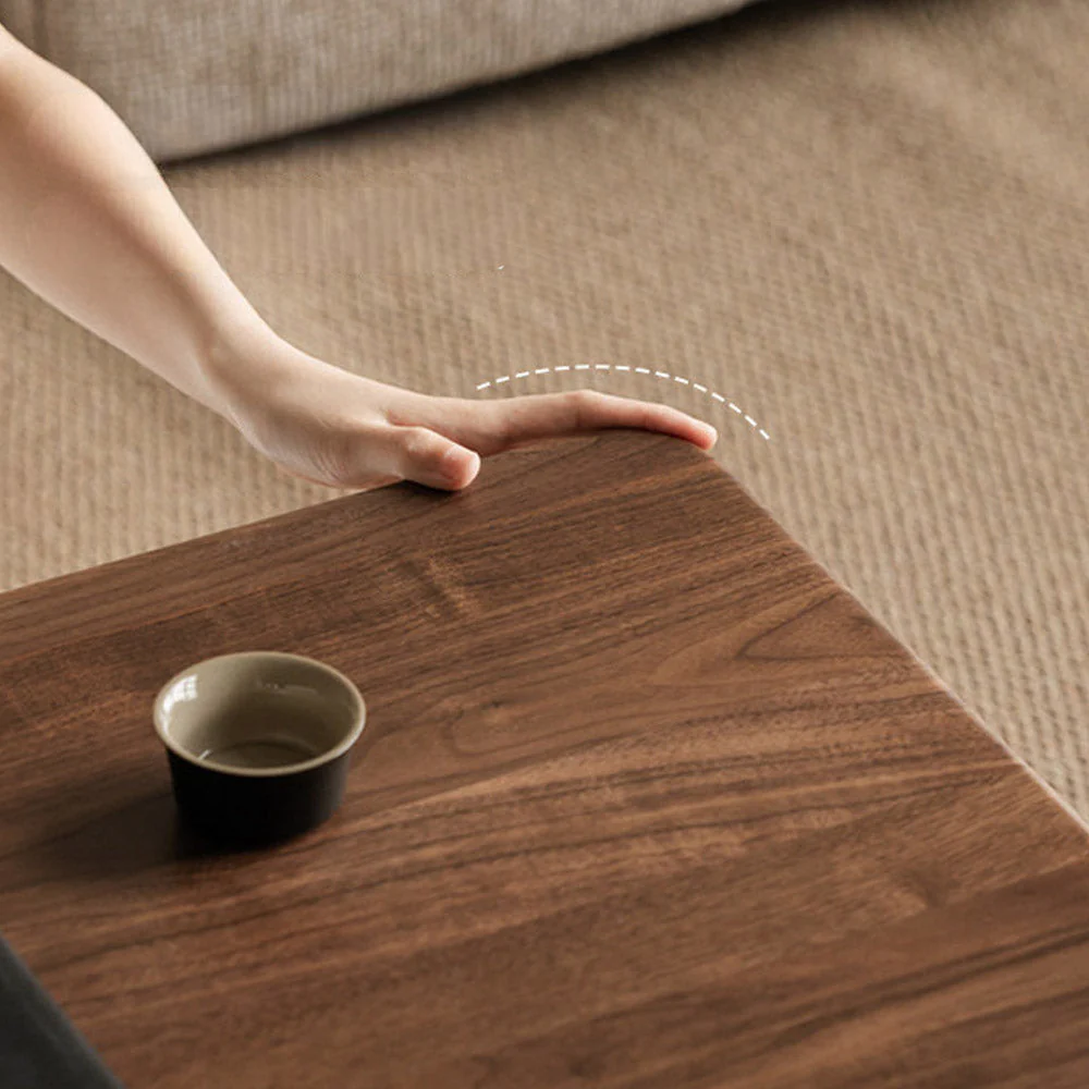 Ribera Natural Solid Walnut Coffee Table - Image 6