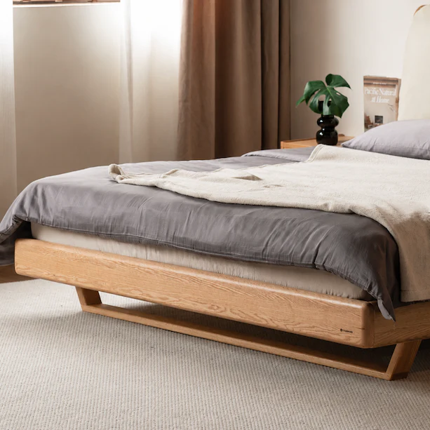 Rometta Natural Solid Oak Bed Frame - Image 4