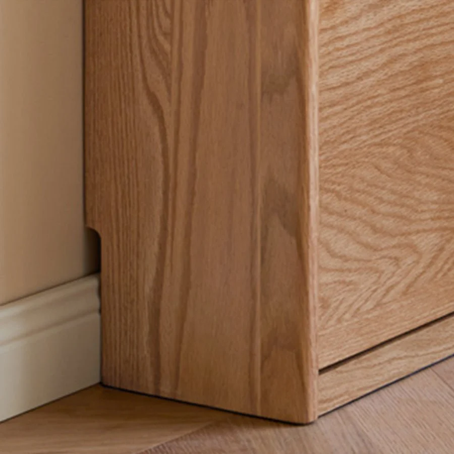 Rostad Natural Solid Oak Flip-top Shoe Cabinet - Image 6