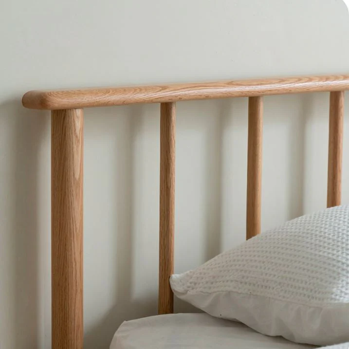 Salos Natural Solid Oak Bed Frame - Image 5