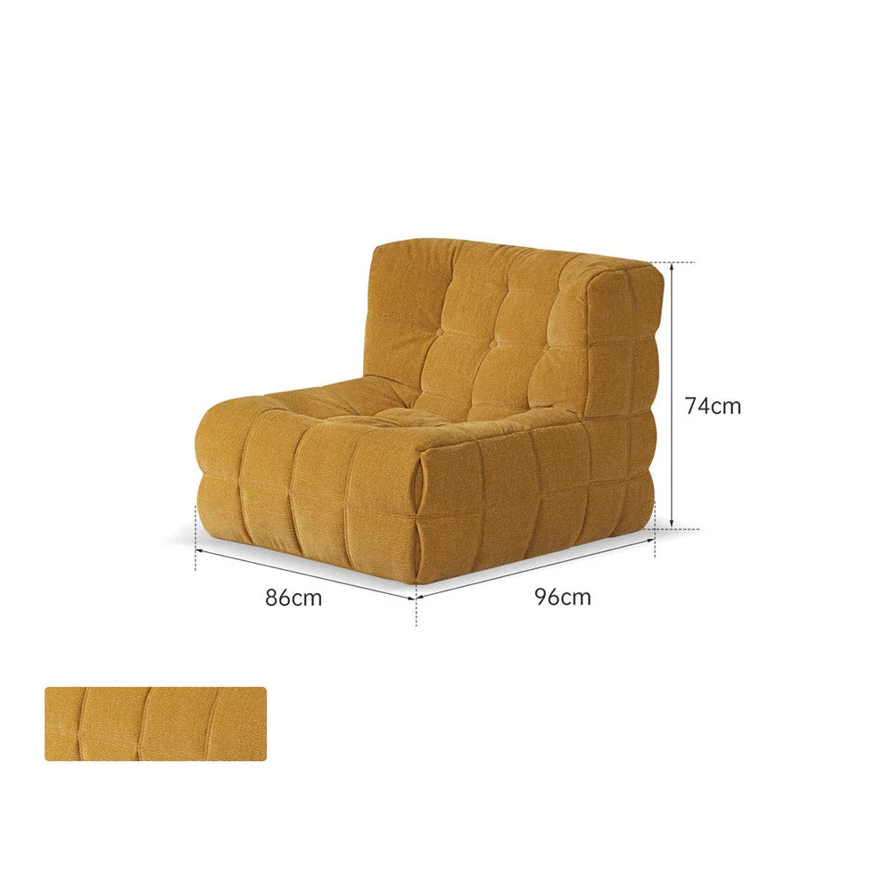 Savoca Fabric Leisure Chair Sofa - Image 11