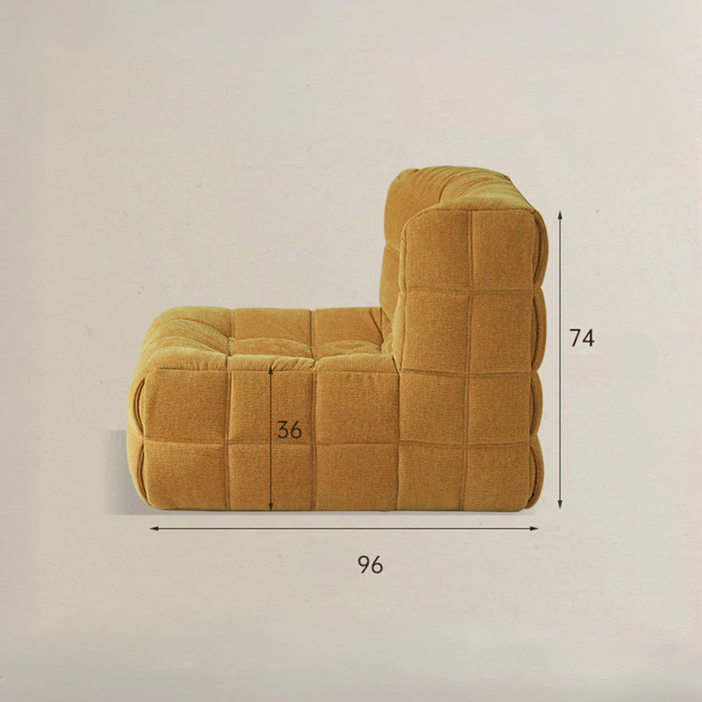Savoca Fabric Leisure Chair Sofa - Image 14