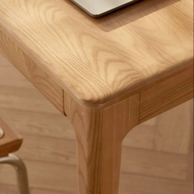 Seattle Natural Solid Ash Large Dining Table Office Desk - Image 6