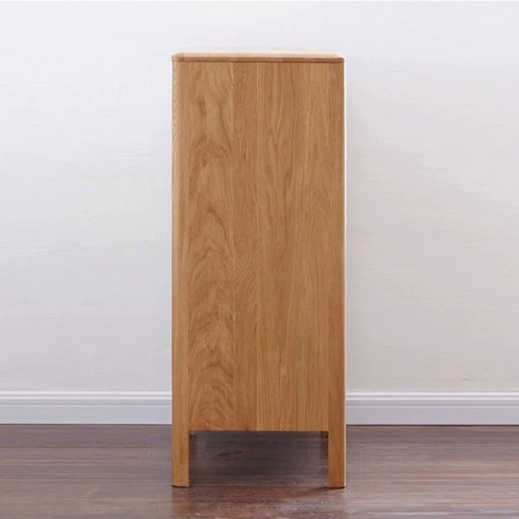 Seattle Natural Solid Oak 2+3 Chest of Drawers - Image 5