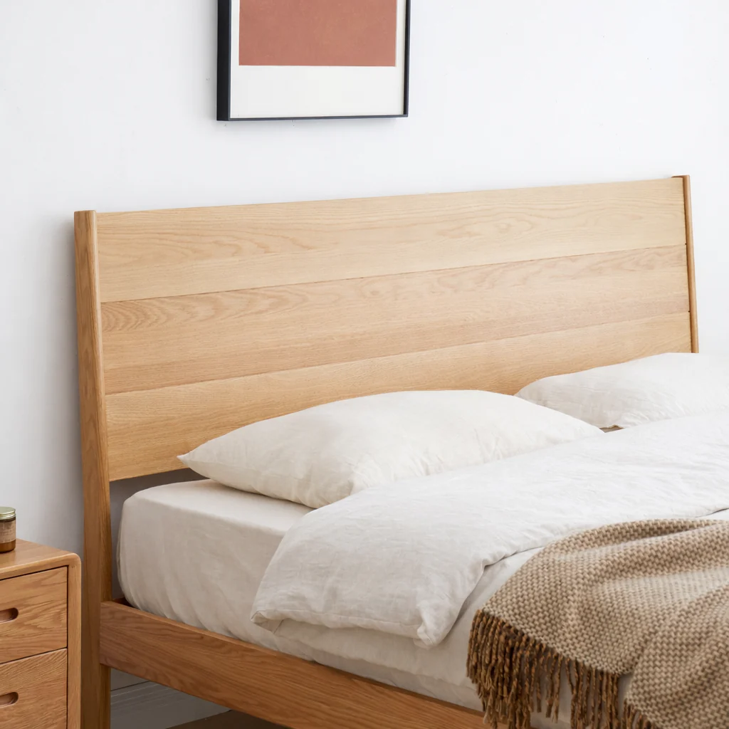 Seattle Natural Solid Oak Bed Frame - Image 3