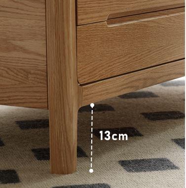 Seattle Natural Solid Oak Coffee Table - Image 5