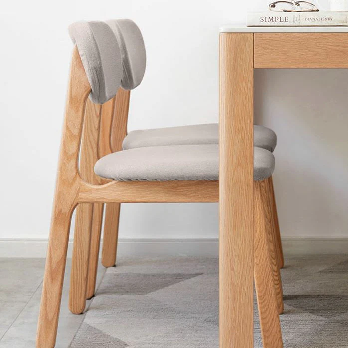 Seattle Natural Solid Oak Dining Chair - Image 2