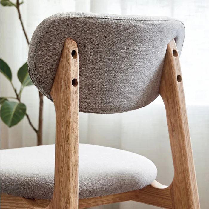 Seattle Natural Solid Oak Dining Chair - Image 4