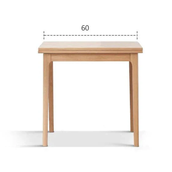 Seattle Natural Solid Oak Extending Dining Table - Image 10