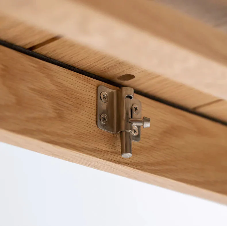 Seattle Natural Solid Oak Extending Dining Table - Image 7