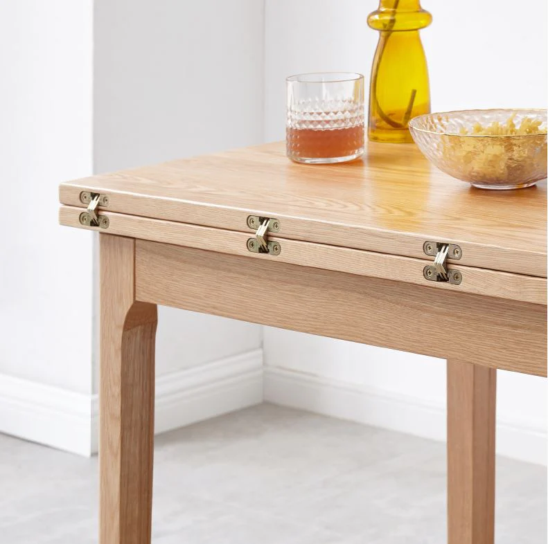 Seattle Natural Solid Oak Extending Dining Table - Image 8