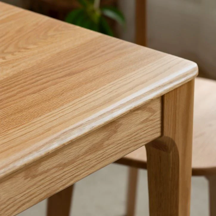 Seattle Natural Solid Oak Large Dining Table - Image 8