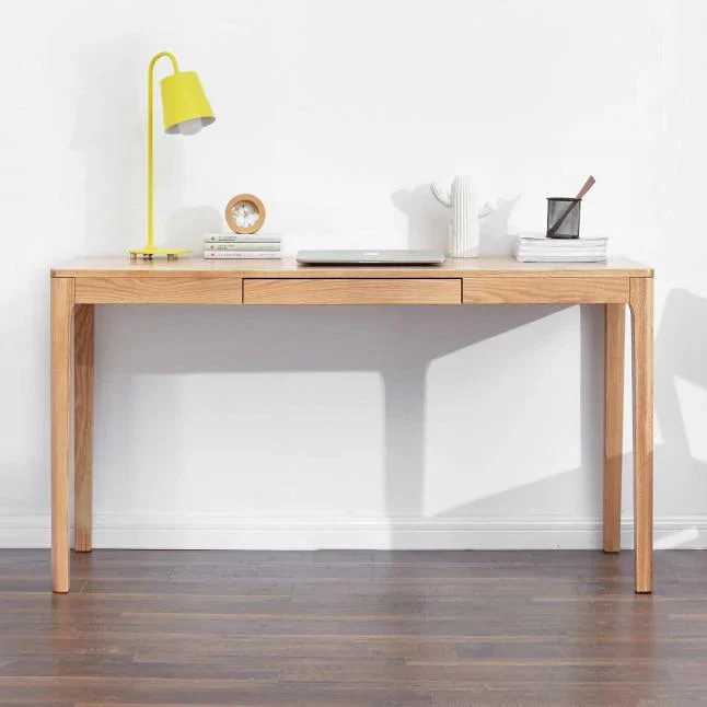 Seattle Natural Solid Oak Writing Desk - Image 3