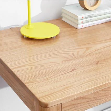 Seattle Natural Solid Oak Writing Desk - Image 5