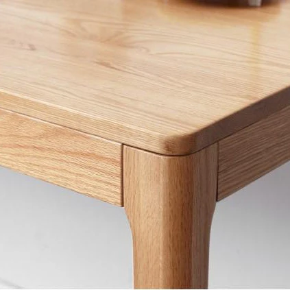 Seattle Natural Solid Oak Writing Desk - Image 6