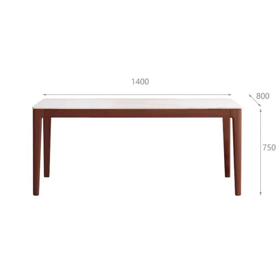 Seattle Solid Oak Dining Table with Ceramic Top - Image 10
