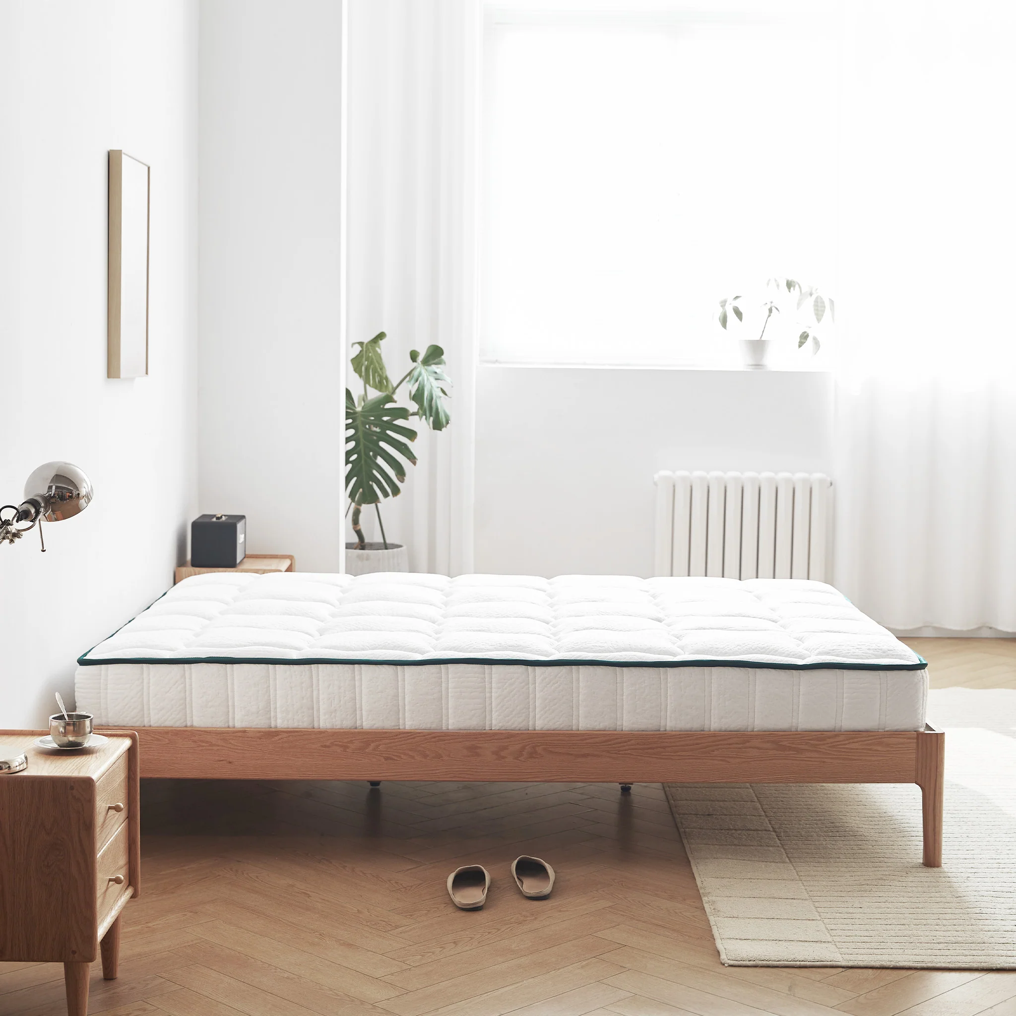 Seattle Solid Oak Platform Bed Frame - Image 5